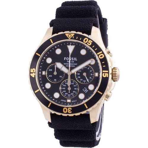 Load image into Gallery viewer, Fossil FB-03 Chronograph Quartz FS5729 Men&#39;s Gold Tone Black Dial Watch
