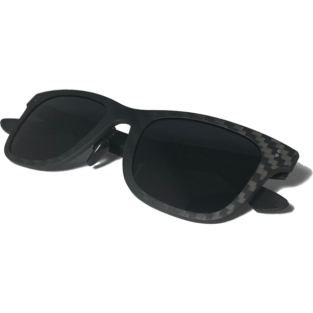 Full Carbon Fibre Sunglasses | Polarised Midnight Black-1