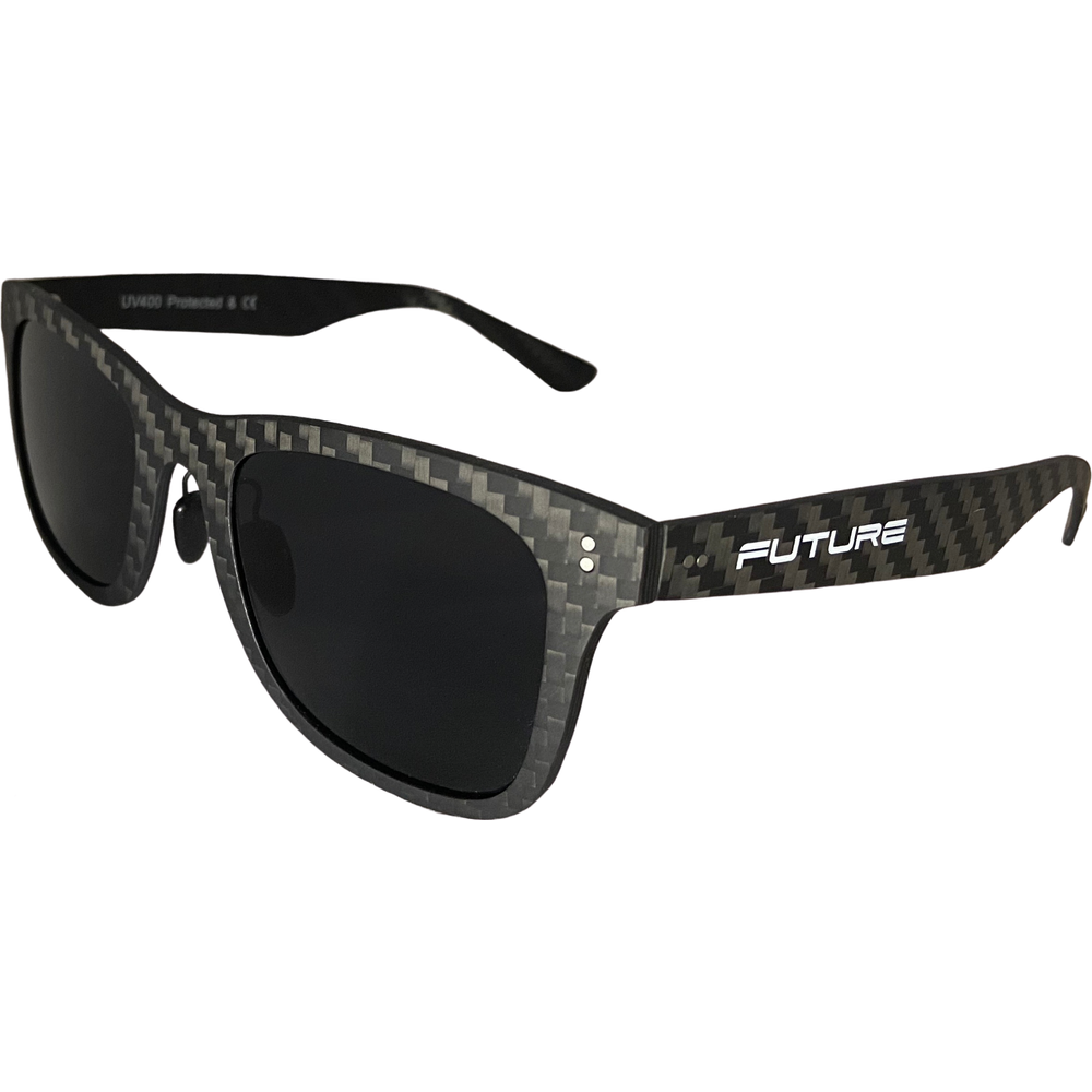 Full Carbon Fibre Sunglasses | Polarised Midnight Black-0