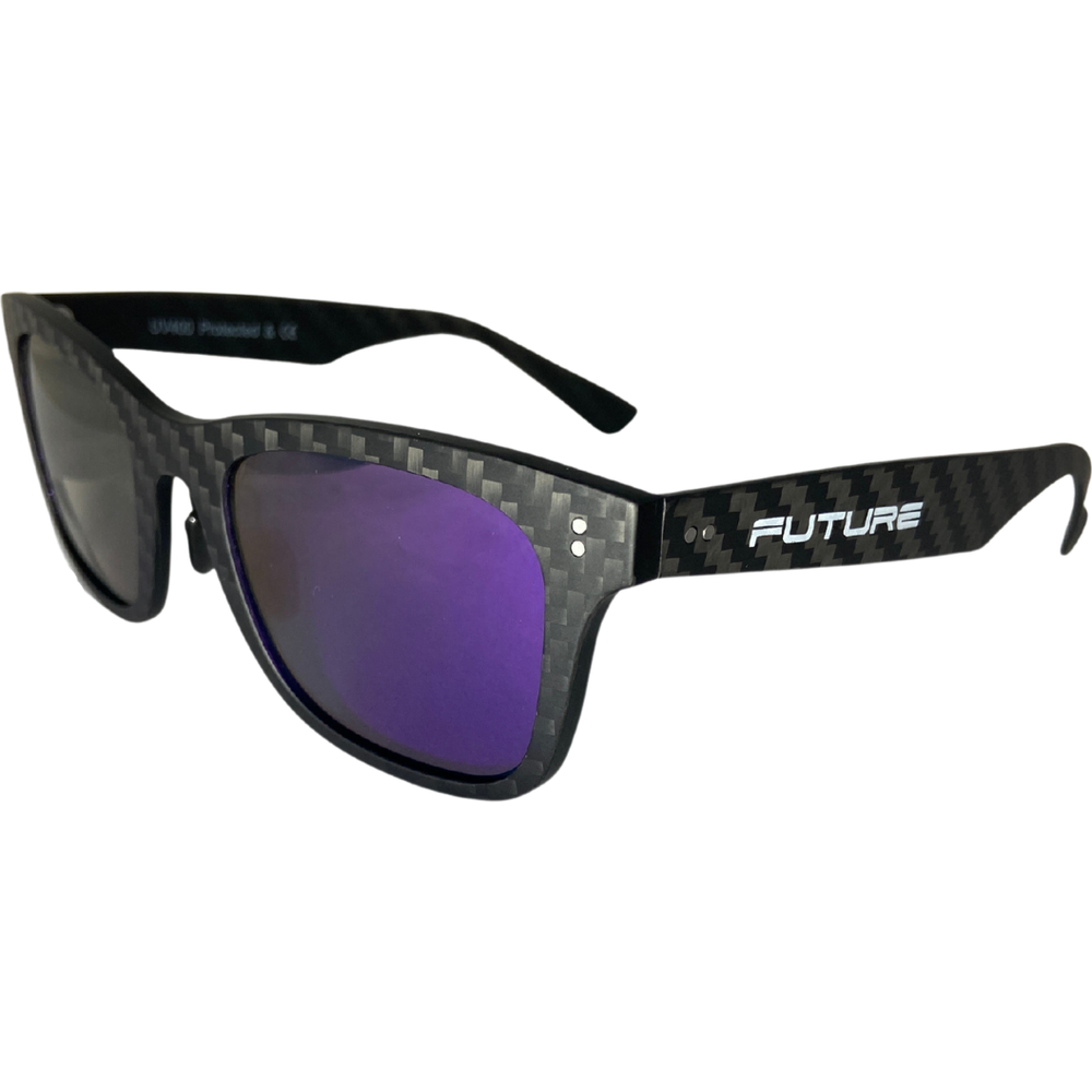 Full Carbon Fibre Sunglasses | Polarised Orion Purple-0