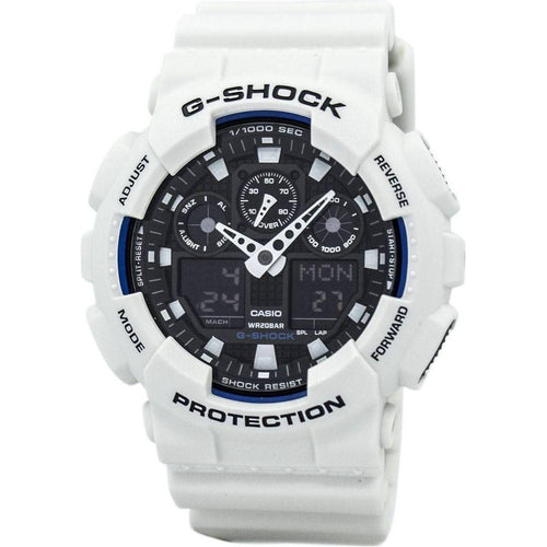Load image into Gallery viewer, Casio G-Force Men&#39;s Analog Digital Shock Resistant Watch - Model GA-100-1A1, Black
