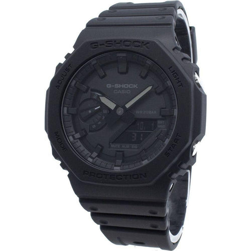 Load image into Gallery viewer, Casio G-Force GA-2100-1A1 Men&#39;s World Time Quartz Watch - Black Resin
