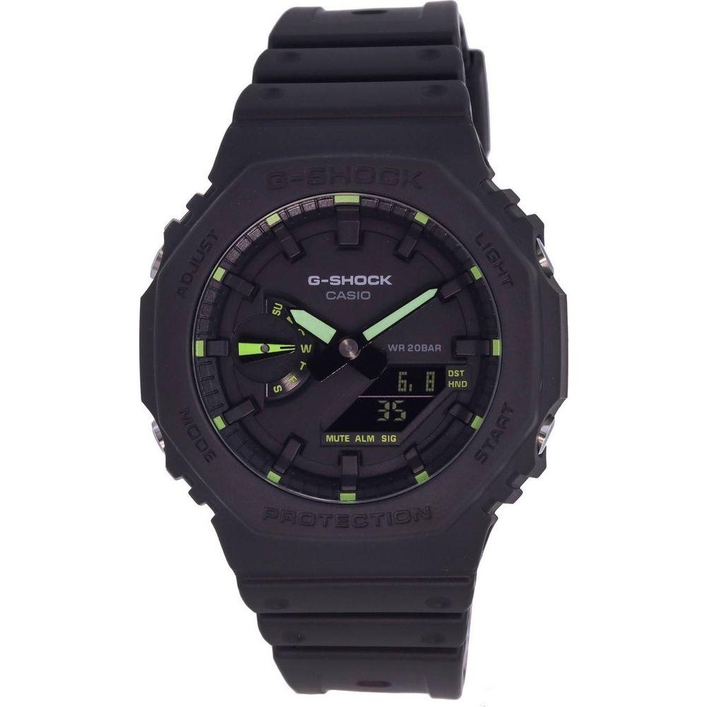 Casio Gents Diver's Neon Accent Analog Digital Quartz Watch - DW-5600 Resin Strap, Black