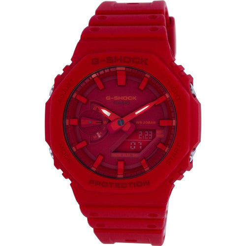 Load image into Gallery viewer, Carbon Guard Red Dial Analog Digital Men&#39;s Watch - CGRD-001, Black/Red
