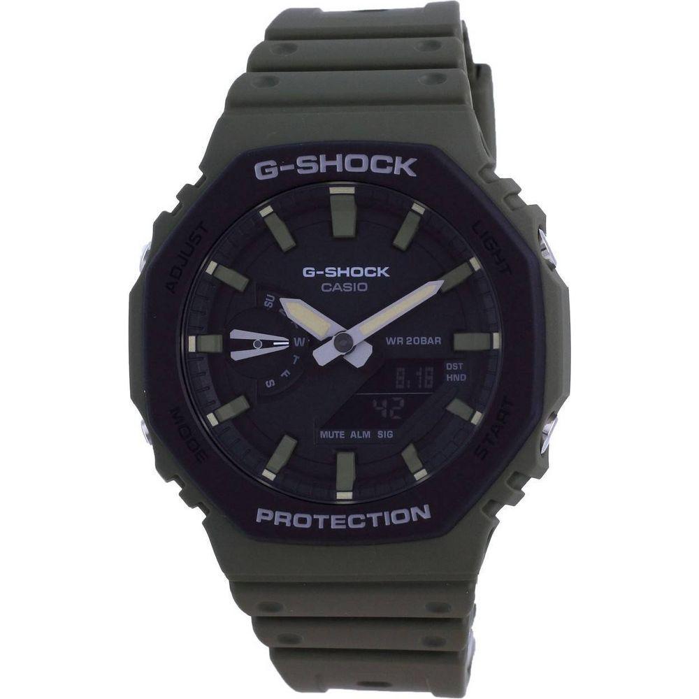 Carbon Guard Analog Digital Men's Watch - CG-200M, Black