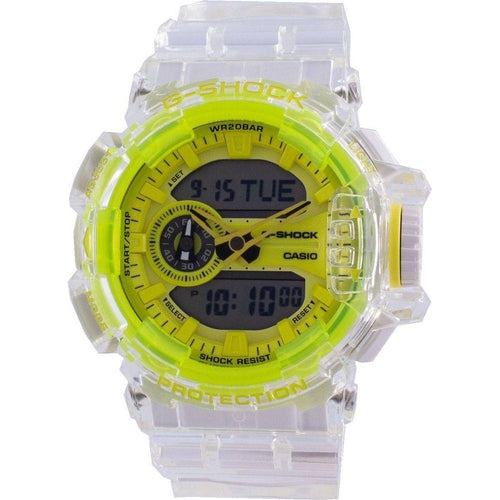 Load image into Gallery viewer, Casio G-Force CGF-350Y Men&#39;s Yellow Dial Resin Strap World Time Quartz Watch with Interchangeable Band
