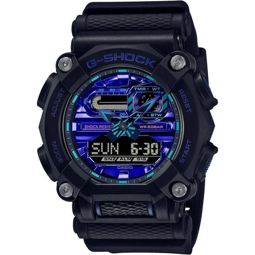 Load image into Gallery viewer, Casio G-Force Ultimate Analog-Digital Quartz Watch for Men - The Resilient Navigator, Model GA-1000-1A, Black
