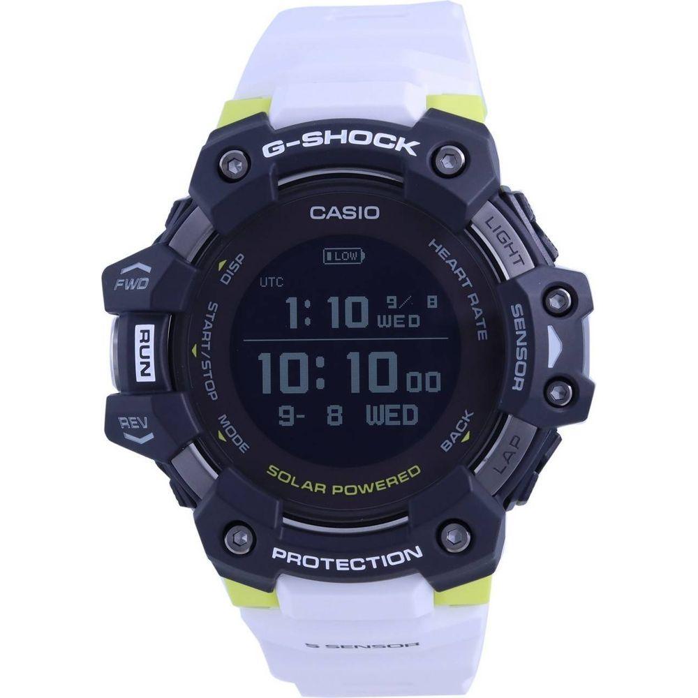 Casio G-Squad Solar-Powered Heart-Rate Monitor Sport Watch - Men's, GSWH1000-1, Black