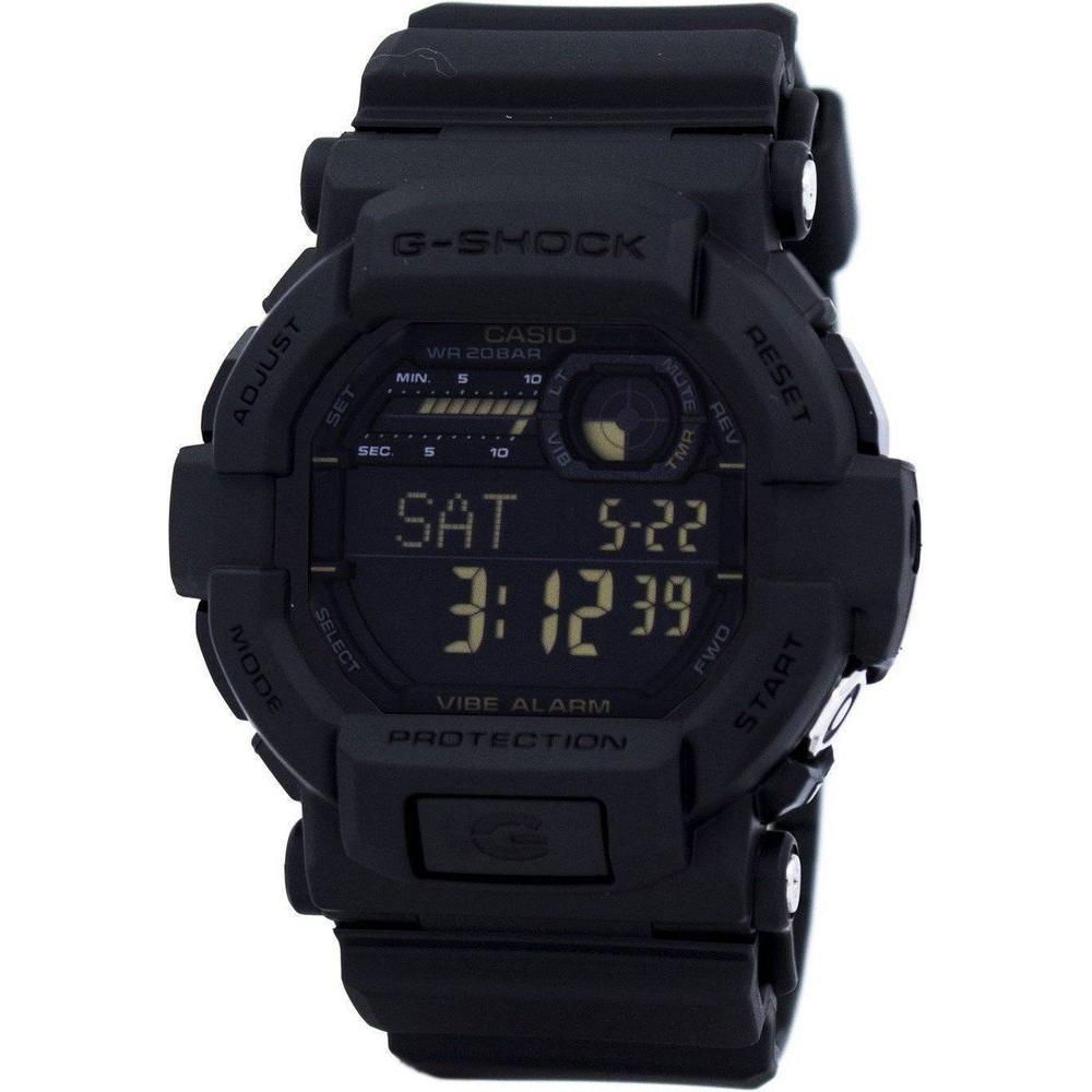Casio G-Force Digital GD-350-1B Men's Shock Resistant Watch - Black