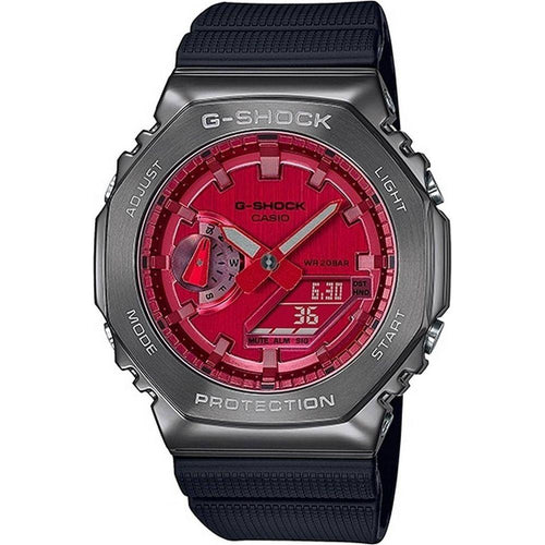 Load image into Gallery viewer, Resilience R-100 Metallic Red Analog Digital World Time Watch for Men
