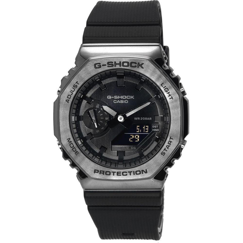 Casio Men's Metal Clad Analog Digital Quartz Watch - Model 5611, Black