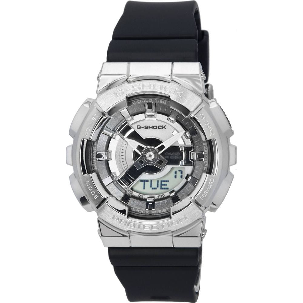 Elegant Timekeeper: Glamorous Resin Strap Analog Digital Quartz Watch for Women (Model: GRSAQW-001) - Grey