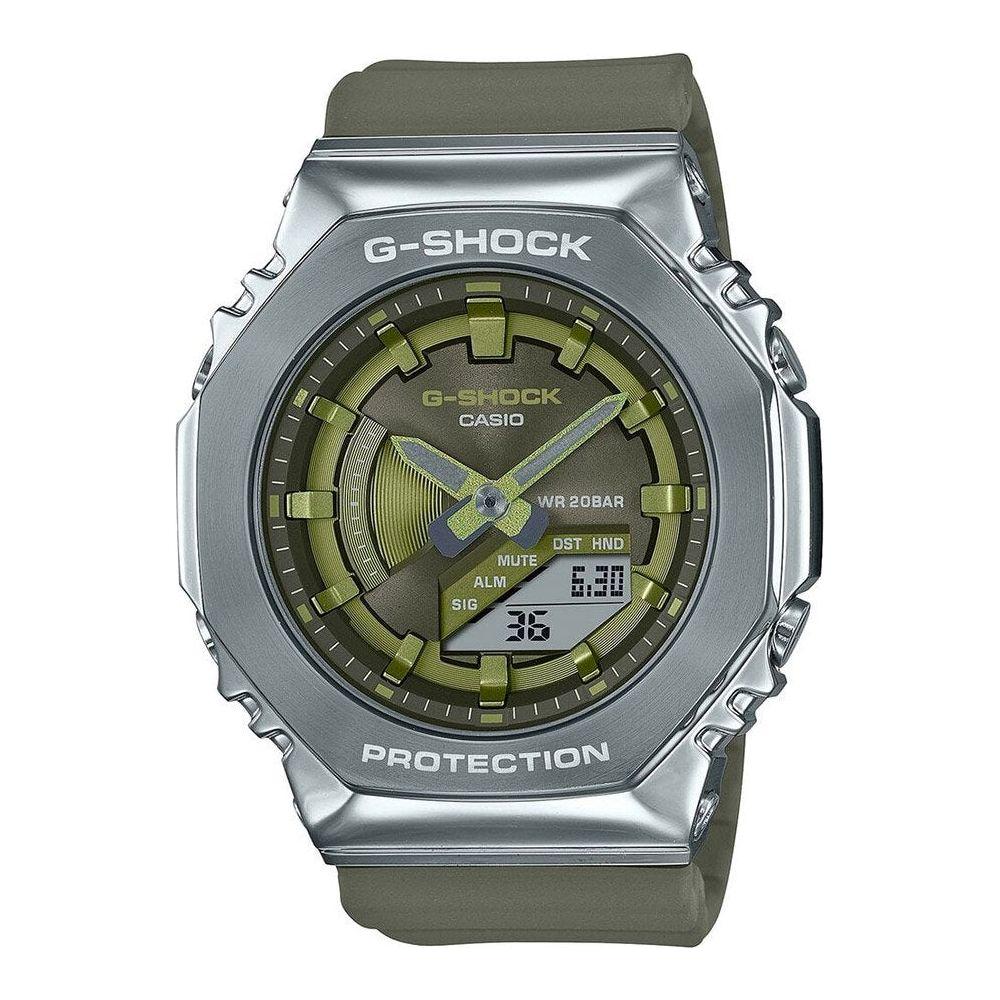G-SHOCK Women's Resin Multifunction Watch - Model GM-S2100-3AER (Green)