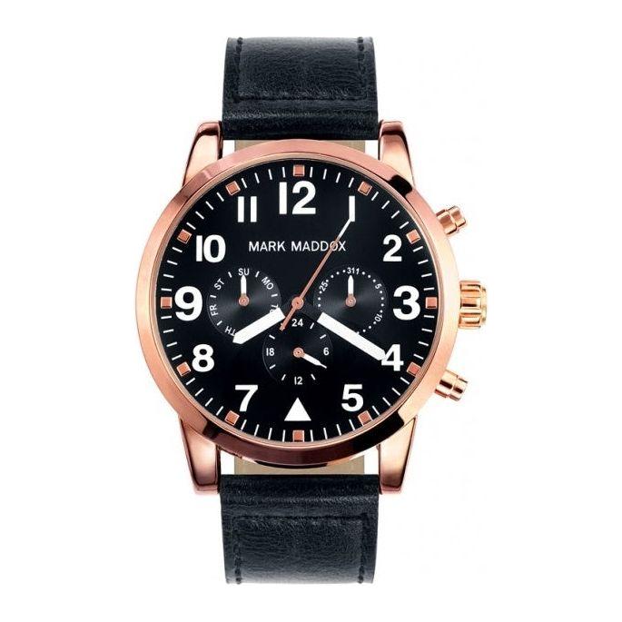 Mark Maddox HC3004-54 Men's Water Resistant Quartz Watch in Black
