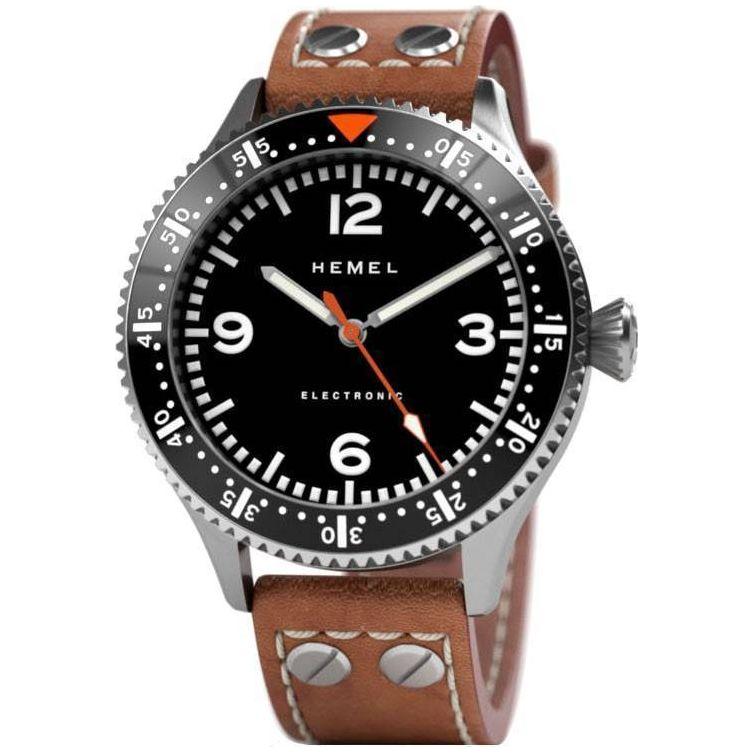 Hemel Stratus Matte Black Men's Quartz Watch HF6 100M