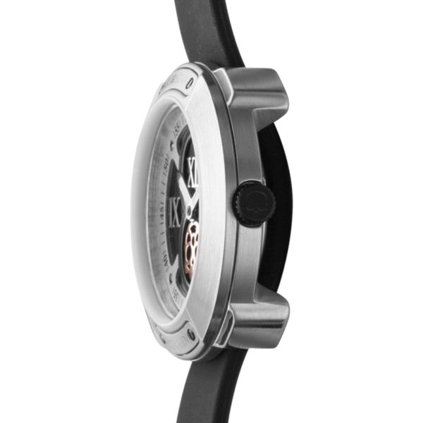 Hydrogen Vista Roman Silver Black Women's Watch H-VR-SB-01