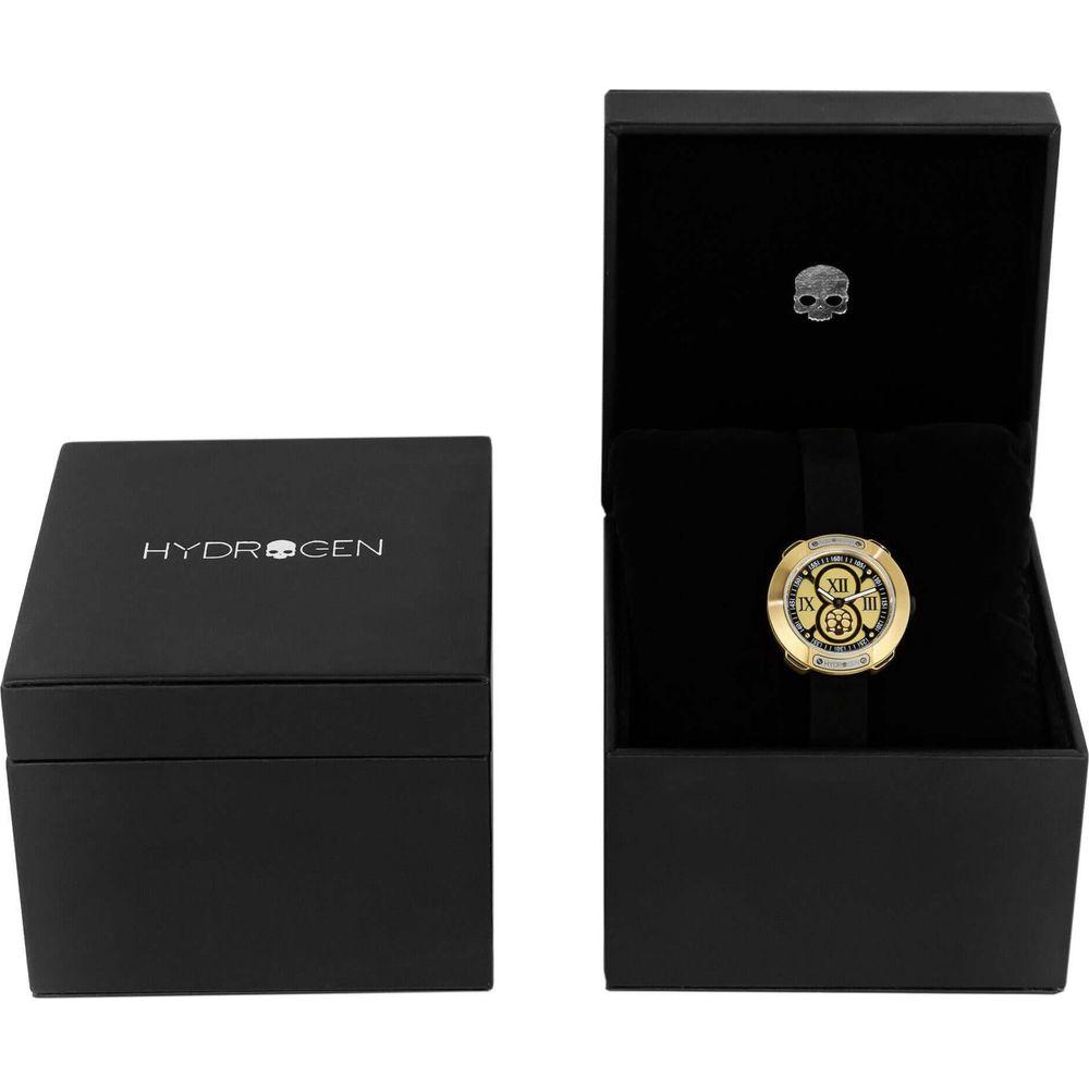 Hydrogen Vista Roman Gold Black Women's Watch - Model HV-001