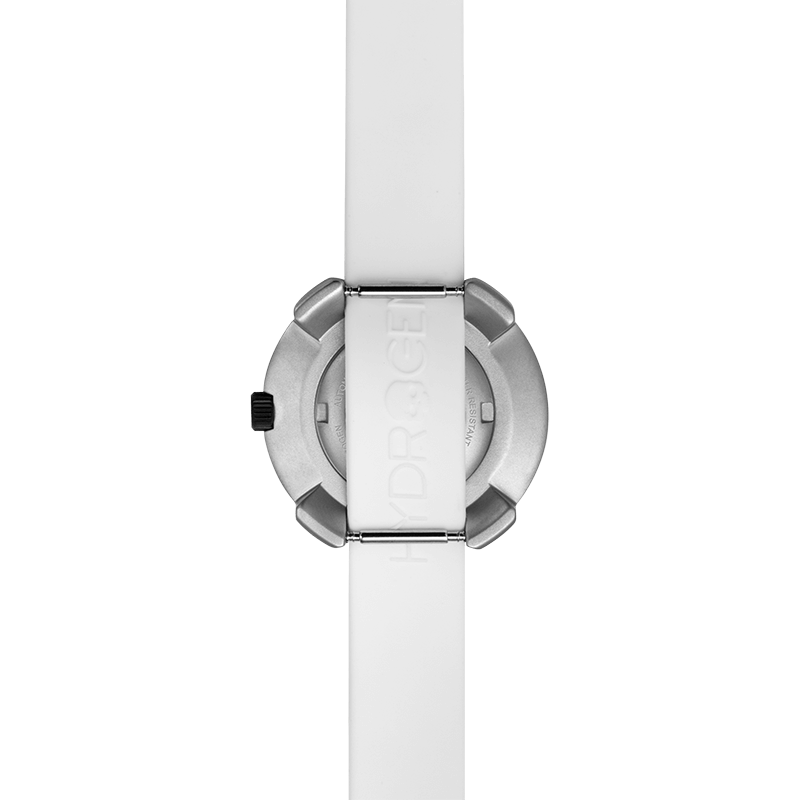 HYDROGEN Vista Numero Silver White Women's Analog Watch - Model VC00, 29mm