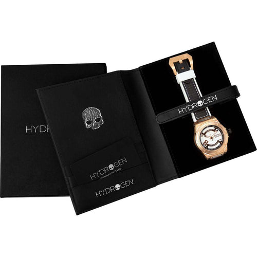 Load image into Gallery viewer, HYDROGEN Otto NH36A White and Rose Gold Unisex Watch
