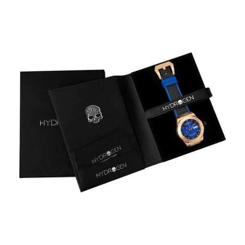 Load image into Gallery viewer, Hydrogen Otto Blue Rose Gold Men&#39;s Watch - Model H-OTTO-40-BLUE-RG
