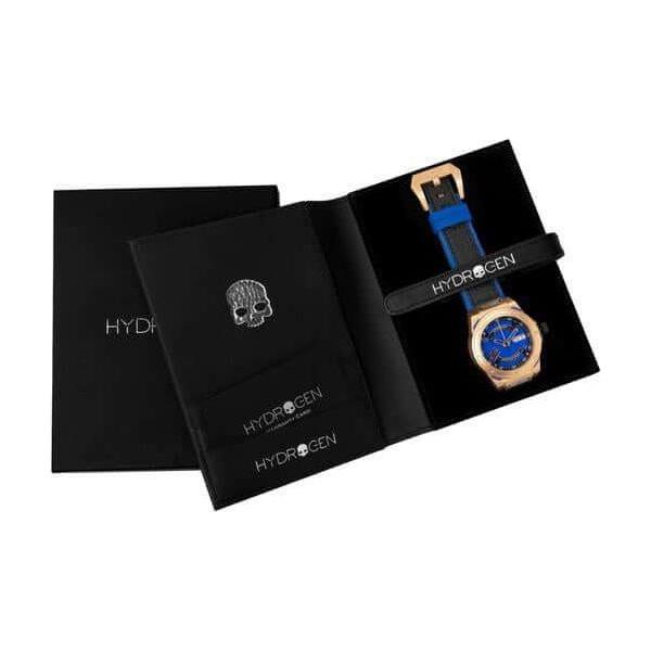 Hydrogen Otto Blue Rose Gold Men's Watch - Model H-OTTO-40-BLUE-RG