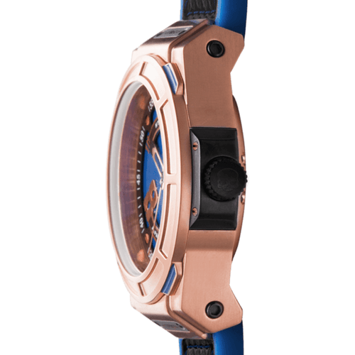 Load image into Gallery viewer, Hydrogen Otto Blue Rose Gold Men&#39;s Watch - Model H-OTTO-40-BLUE-RG
