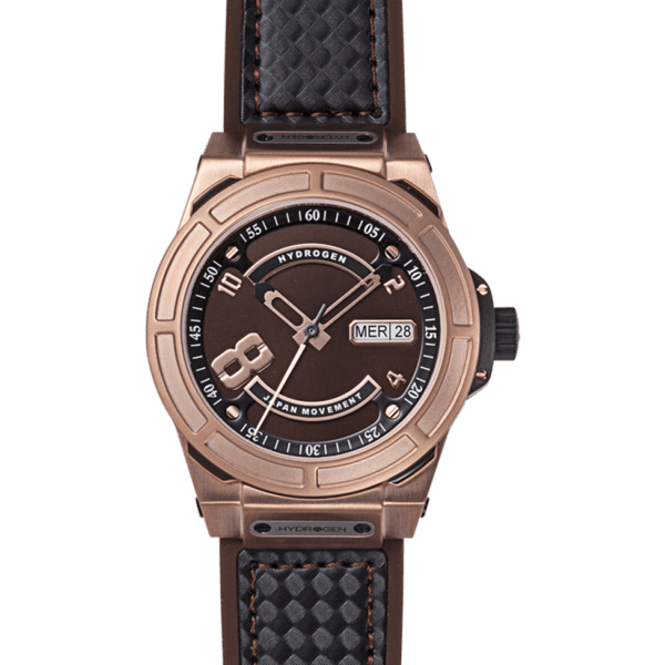 Hydrogen Otto Brown Rose Gold Men's Watch - Model H-OTTO-BR-RG