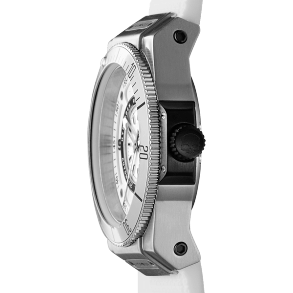 Hydrogen Sportivo Silver White Men's Watch - Model XYZ123, Superior Precision and High-Octane Style