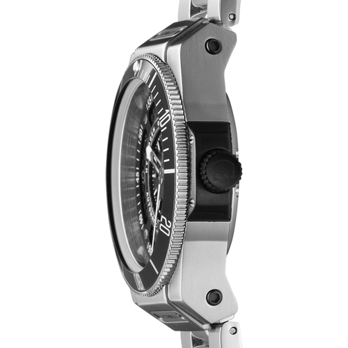 Load image into Gallery viewer, HYDROGEN Sportivo Silver Black Bracelet Unisex Watch - Model HSB-316L
