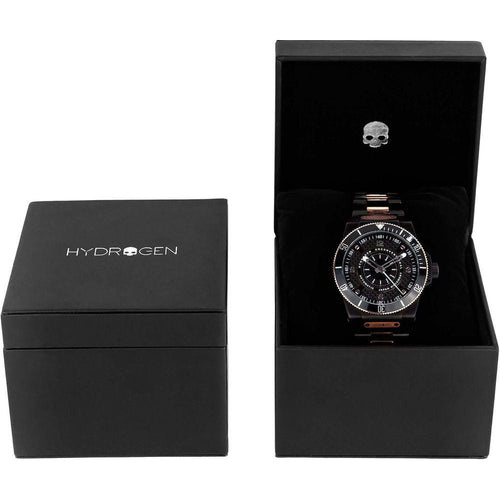 Load image into Gallery viewer, HYDROGEN Sportivo Black Gold Stainless Steel Unisex Bracelet Watch - Model 316L
