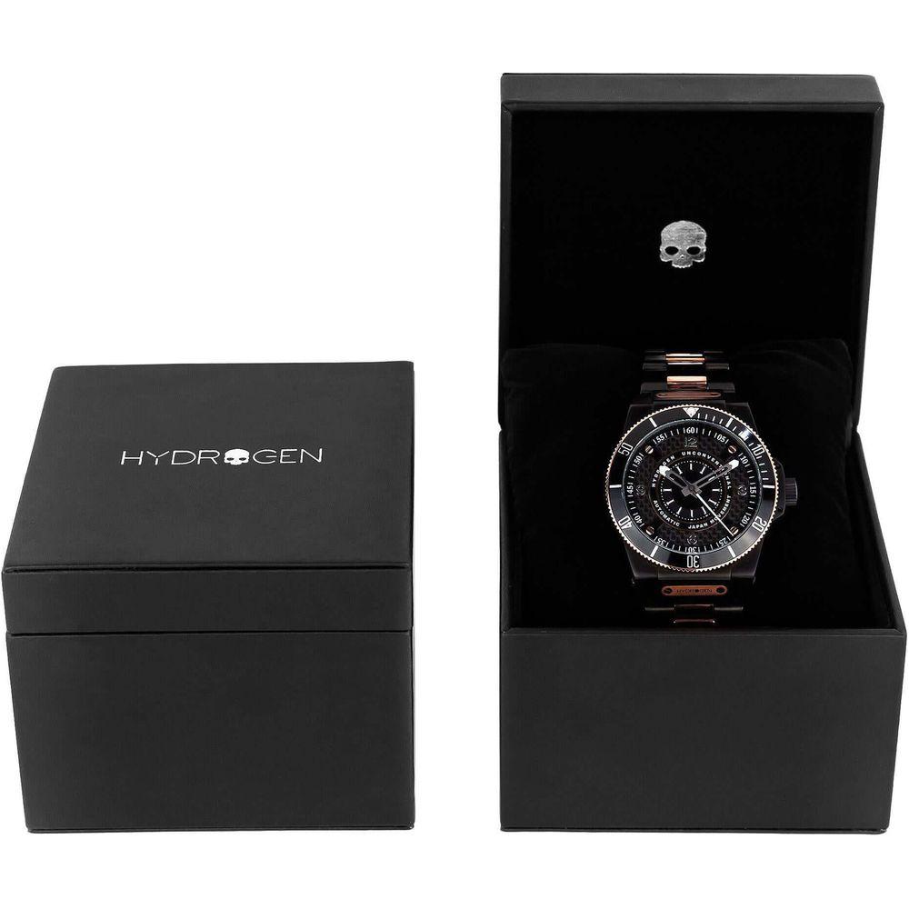 HYDROGEN Sportivo Black Gold Stainless Steel Unisex Bracelet Watch - Model 316L
