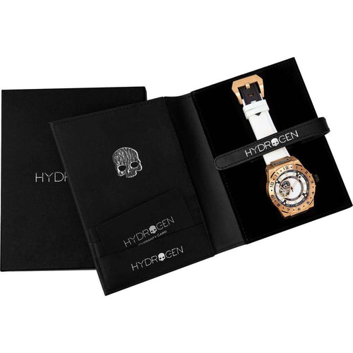 Load image into Gallery viewer, HYDROGEN Vento White Rose Gold Unisex Watch - Model HVRG-001 - Elegant Timepiece for Men and Women
