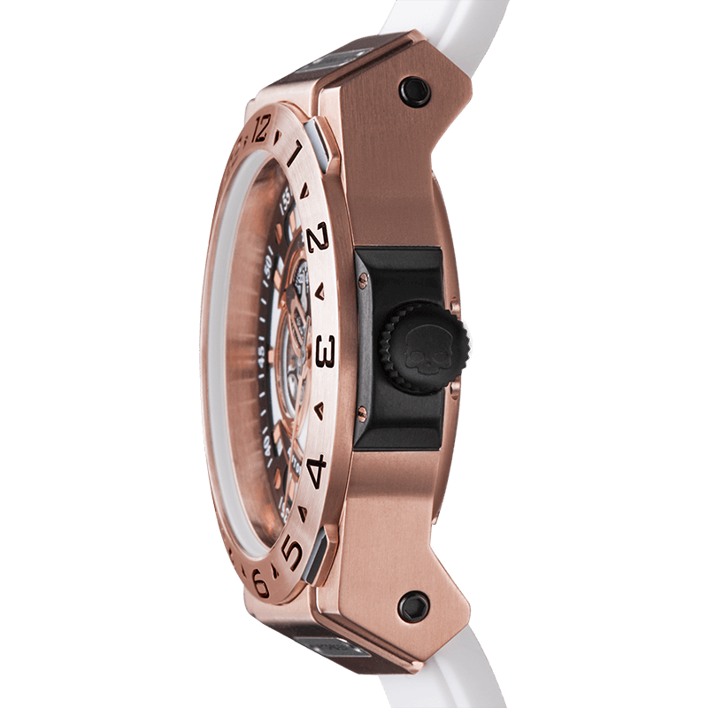 HYDROGEN Vento White Rose Gold Unisex Watch - Model HVRG-001 - Elegant Timepiece for Men and Women