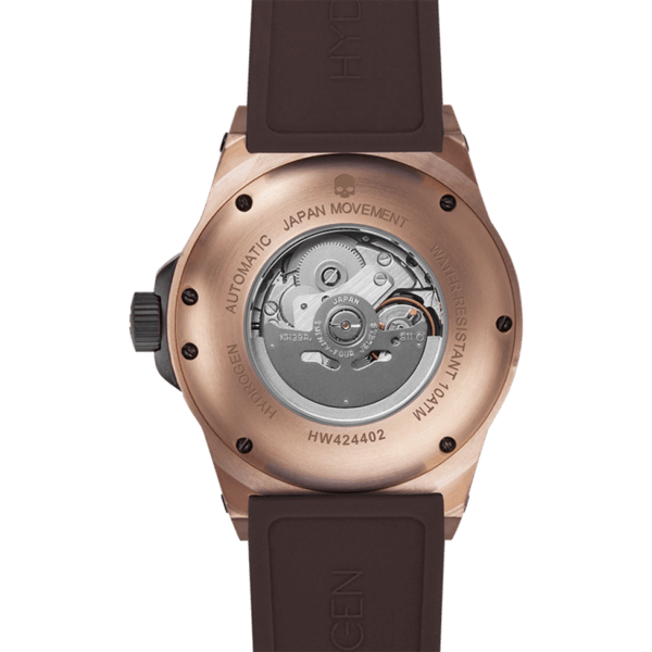 Hydrogen Vento Brown Rose Gold Men's Automatic Watch - Model HV-2021B