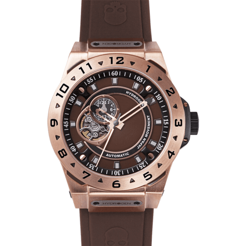 Load image into Gallery viewer, Hydrogen Vento Brown Rose Gold Men&#39;s Automatic Watch - Model HV-2021B
