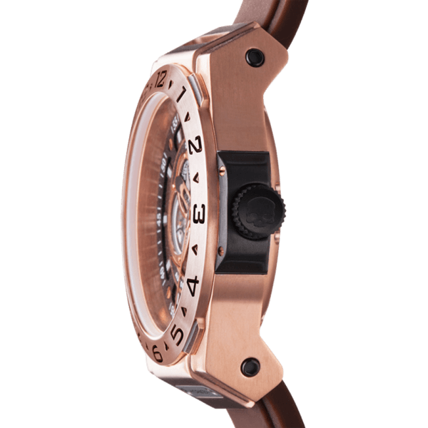 Hydrogen Vento Brown Rose Gold Men's Automatic Watch - Model HV-2021B