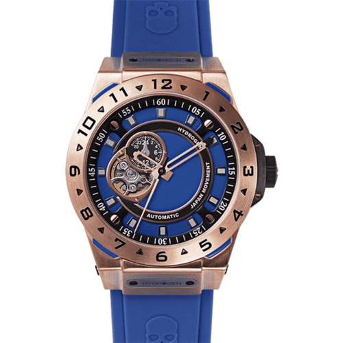 Load image into Gallery viewer, HYDROGEN Vento Blue Rose Gold Unisex Watch - Model HVRG-42B
