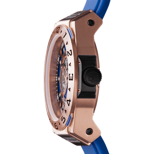 HYDROGEN Vento Blue Rose Gold Unisex Watch - Model HVRG-42B