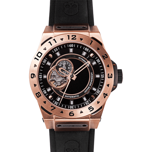 Load image into Gallery viewer, HYDROGEN Vento Black Rose Gold Unisex Watch - Model HVRG-001 - Elegant Timepiece for Men and Women
