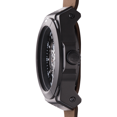 Load image into Gallery viewer, HYDROGEN Vento Black Nato Leather Unisex Watch - Model HVT-001 - Black Dial
