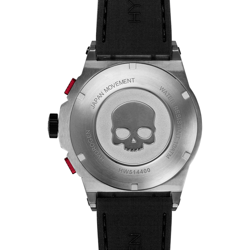 Load image into Gallery viewer, Hydrogen Otto Chrono Black Silver Unisex Watch - Model HOC-BS-001
