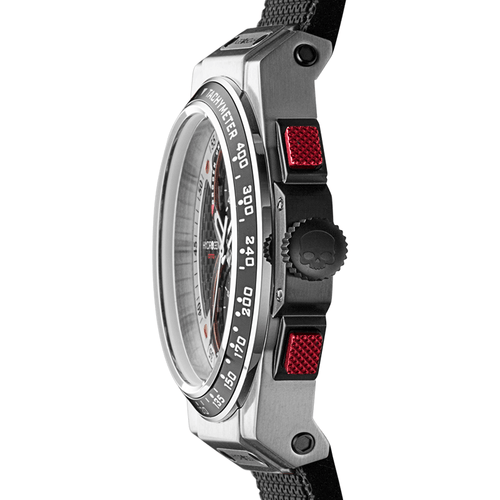 Load image into Gallery viewer, Hydrogen Otto Chrono Black Silver Unisex Watch - Model HOC-BS-001

