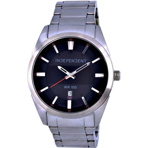Load image into Gallery viewer, Independent Stainless Steel Grey Dial Quartz IB5-314-51 100M Men&#39;s Watch
