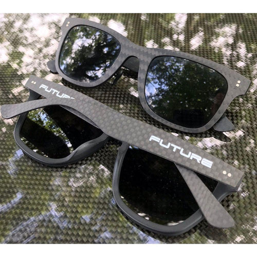Load image into Gallery viewer, Full Carbon Fibre Sunglasses | Polarised Midnight Black-3
