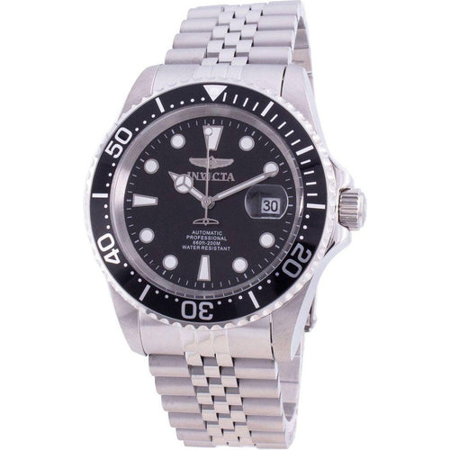 Load image into Gallery viewer, Invicta Pro Diver 30091 Automatic 200M Men&#39;s Stainless Steel Watch in Black
