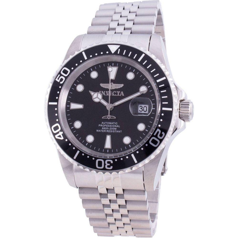 Invicta Pro Diver 30091 Automatic 200M Men's Stainless Steel Watch in Black