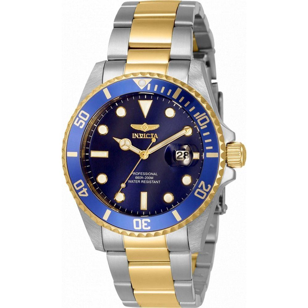 Invicta Pro Diver 33274 Women's Two Tone Stainless Steel Quartz Watch with Blue Dial