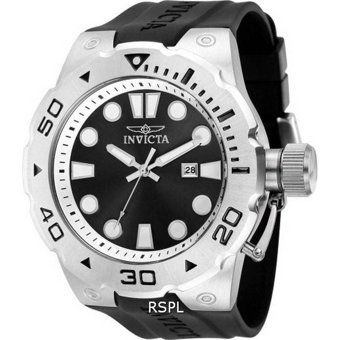 Invicta Pro Diver 36996 Men's Black Silicone Quartz Watch