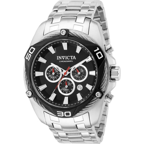 Load image into Gallery viewer, Invicta Bolt Chronograph Stainless Steel Black Dial Quartz 38569 100M Men&#39;s Watch
