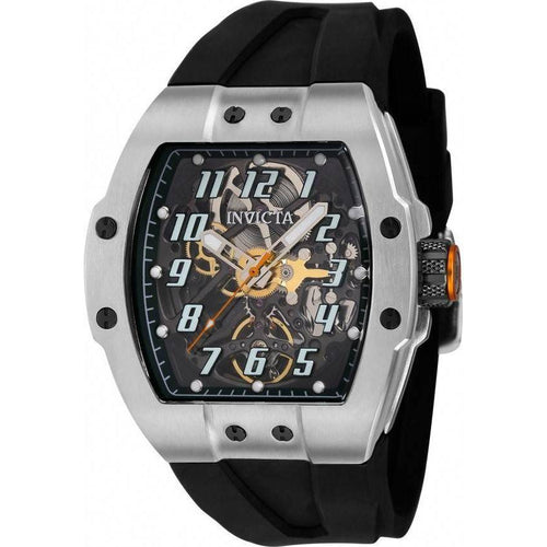 Load image into Gallery viewer, Invicta S1 Rally JM Limited Edition Silicone Skeleton Dial Automatic 43511 Men&#39;s Watch - Black and Silver
